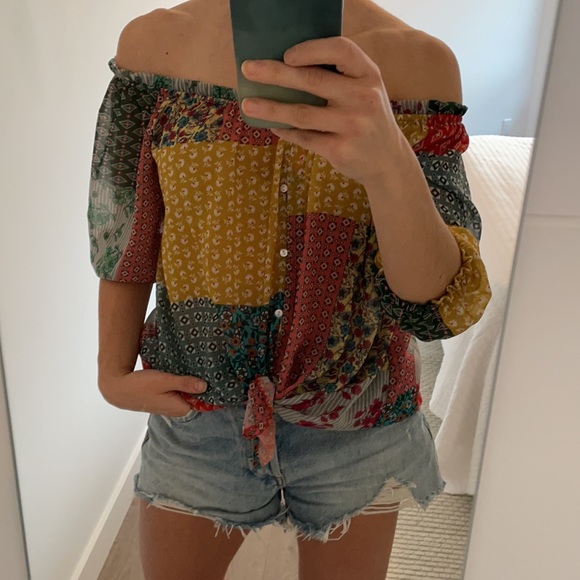 Zara Tops - Zara Off the Shoulder Top